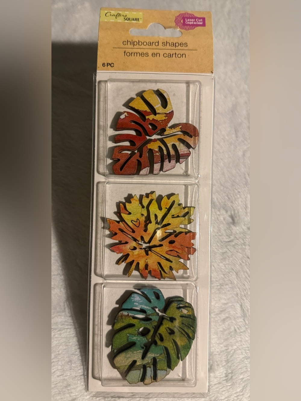 Crafter's Square 6PC Chipboard Icons